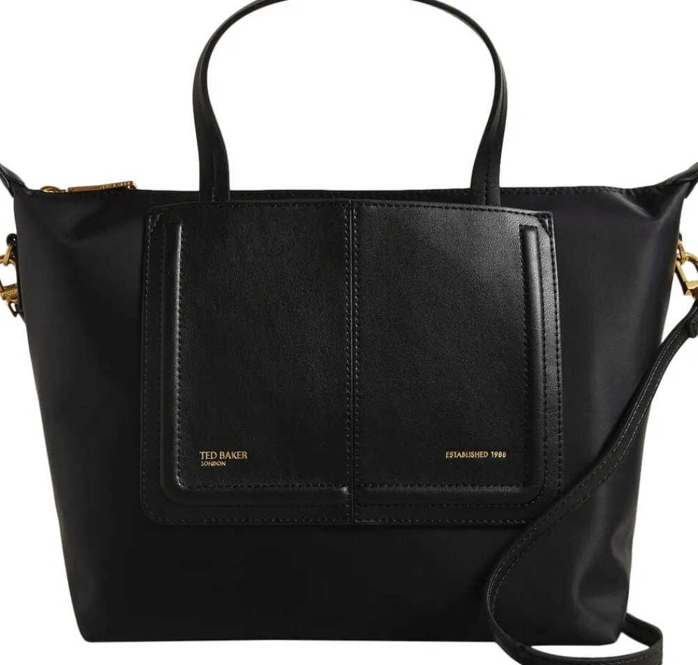 Ted Baker VOYENA Nylon Small Tote Black Discount