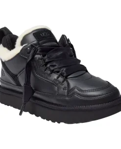 UGG W Lowmel LTHR Black Hot