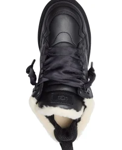 UGG W Lowmel LTHR Black Hot