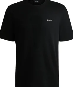 BOSS Waffle T-Shirt Sort Clearance