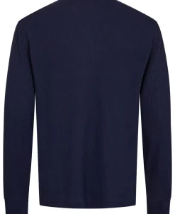 Waffle-Knit Henley Sleep Shirt>Polo Ralph Lauren