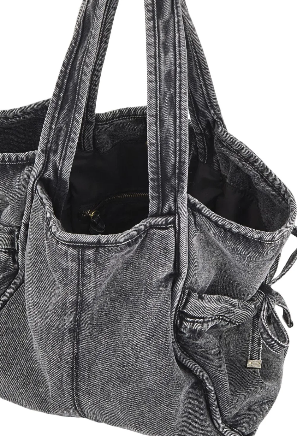 Becksöndergaard Washed Denima Laurel Bag Stonewash grey Sale