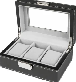 Watch Box 3 Watches Black Synthetic>Ditur Best