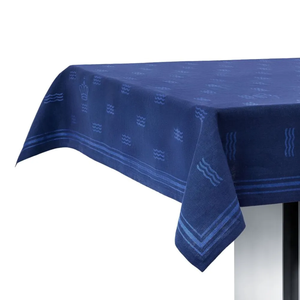 Royal Copenhagen Waves dug, blå, 270 X 144 cm New