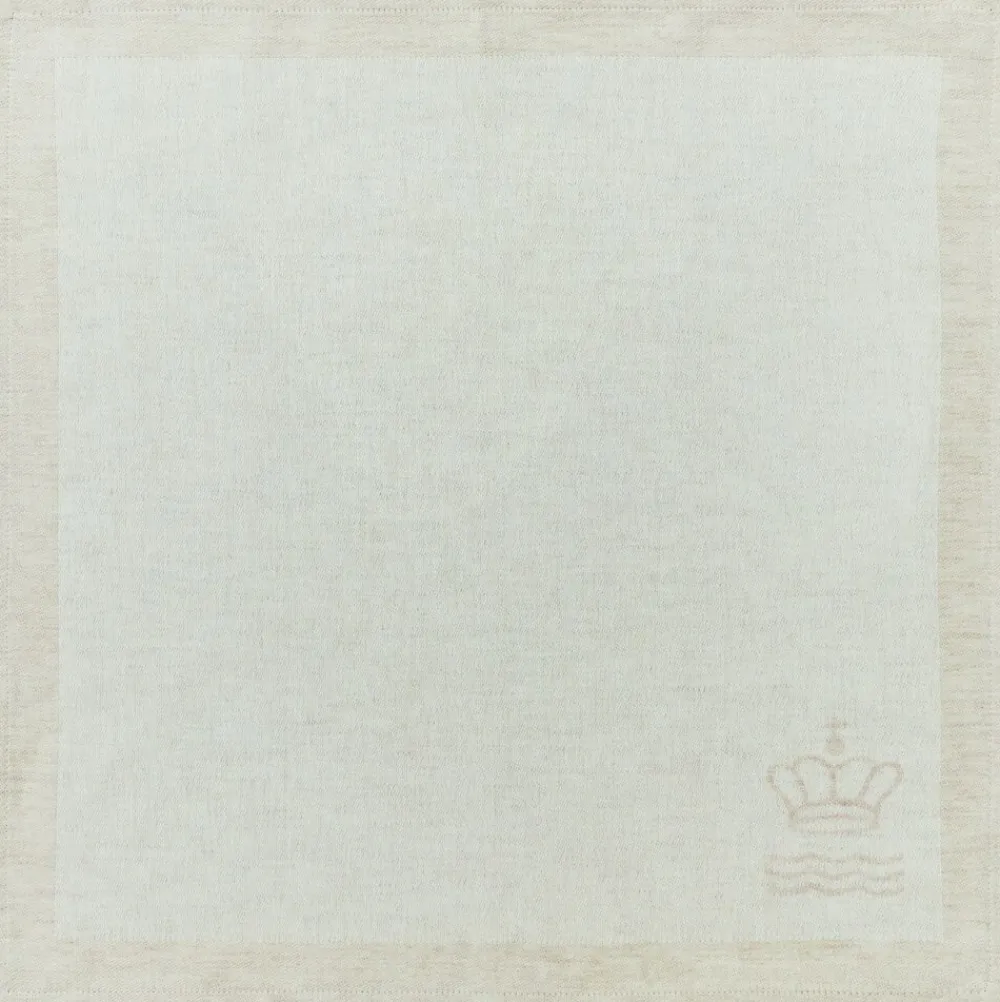 Royal Copenhagen Waves serviet, hvid 44X44 2stk