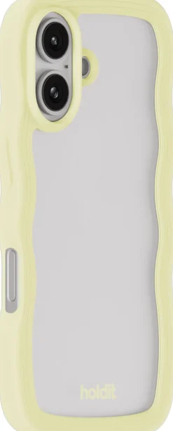 Wavy Case iPhone 16 Lemonade/Transparent><noscript><img width=