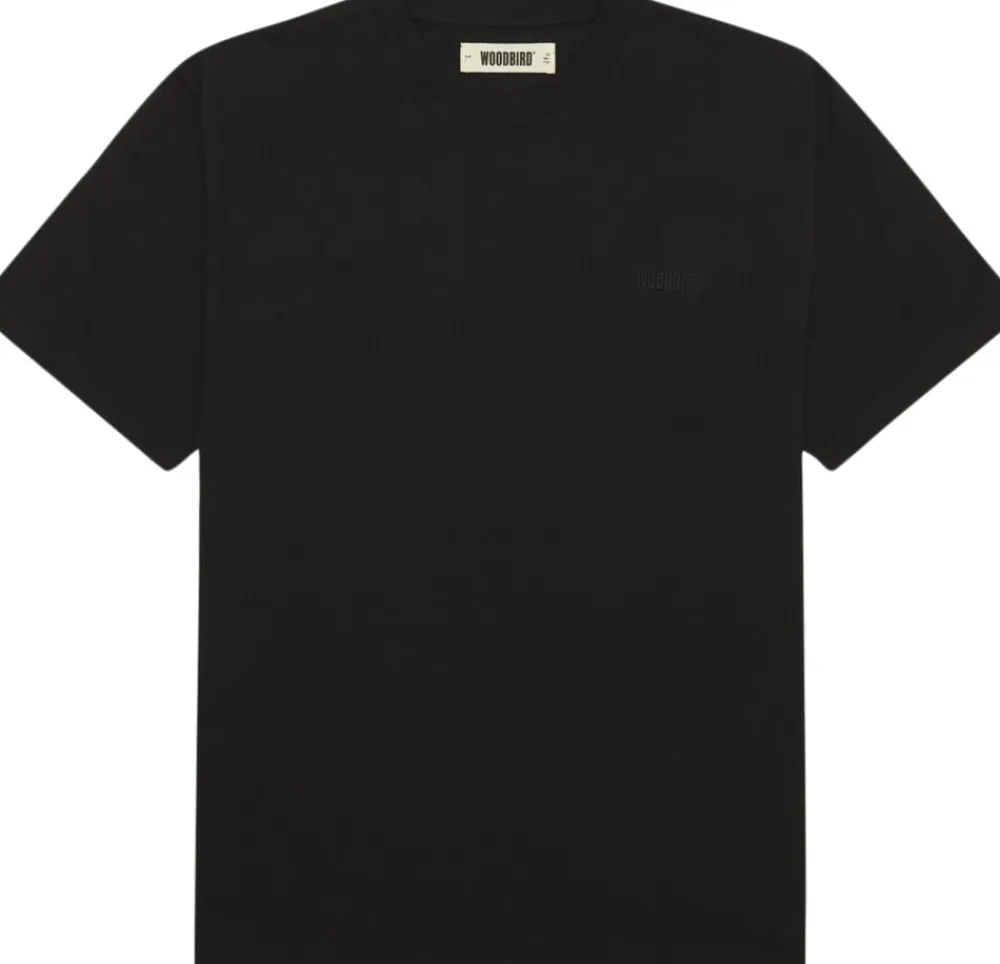 Woodbird WBBaine Base Tee Black Hot