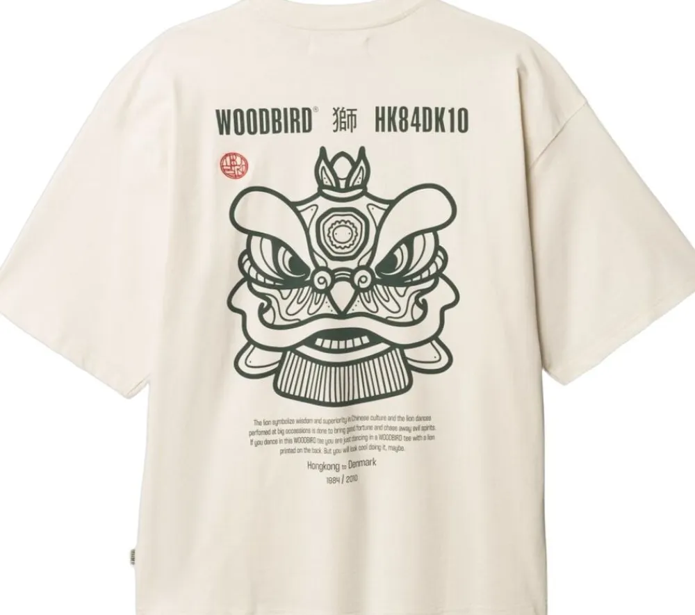 Woodbird WBBeam Lion Tee Off white Online