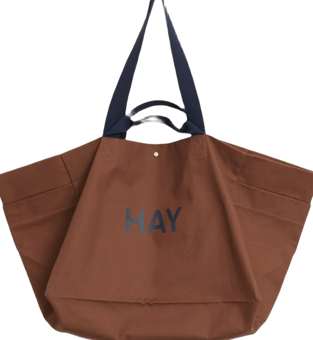 Dame Hay Weekend Bag (Organic)-Large-Milk chocolate