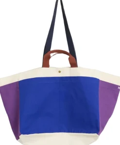 Hay Weekend Bag (Organic)-Medium-Electric blue multi