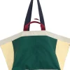 Weekend Bag (Organic)-Medium-Dark green multi>Hay New