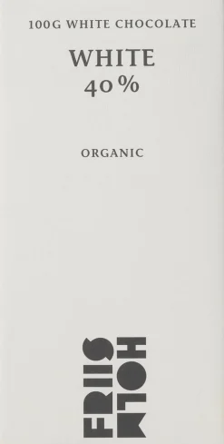 White Organic 40% 100 g økologisk>Friis-Holm Hot