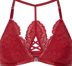 Hunkemöller Whitney Triangle Bralette Red Discount
