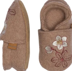 Winter rose wool slippers>Melton Online