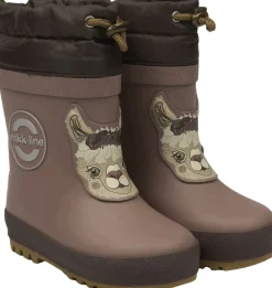Mikk-Line Winter Wellies - 3D Twilight mauve Clearance