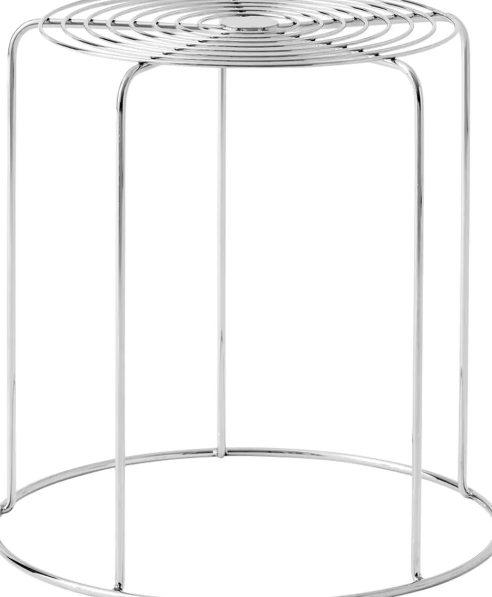 Wire Stool VP11 Stainless steel frame>&Tradition Outlet