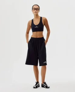 Bareen Wmns V-Neck Racer Back Bra Black onyx Outlet