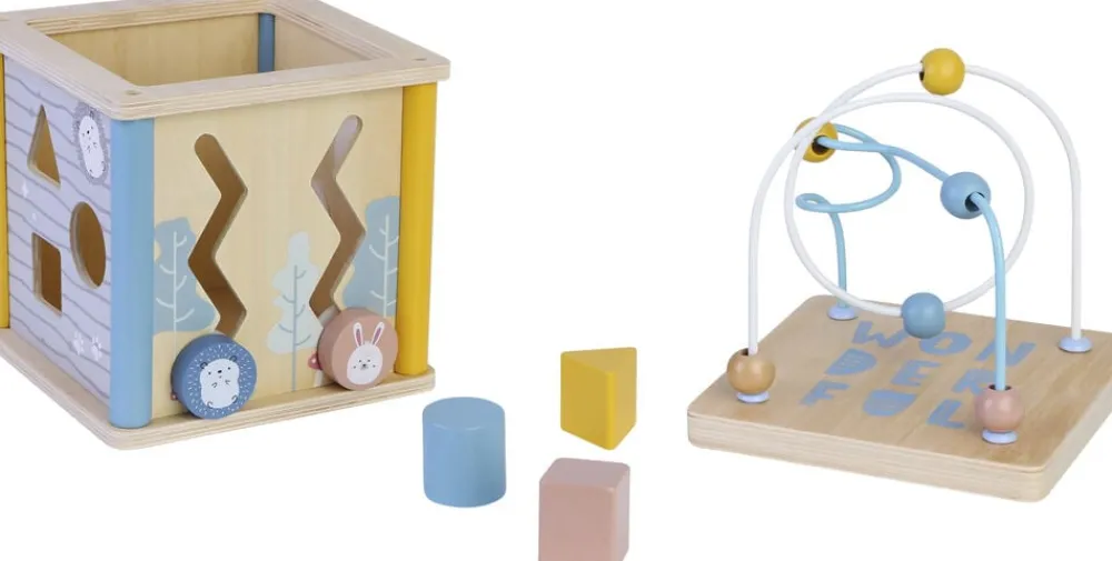 BUDDY WOOD WOOD BEEZ AKTIVITY CUBE Clearance