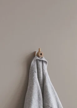Moebe Wooden Wall Hook, Smoked Oak