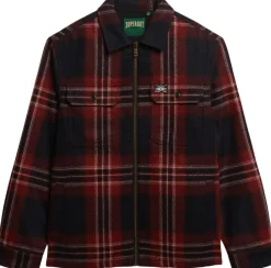 WOOL MILLER ZIP OVERSHIRT><noscript><img width=