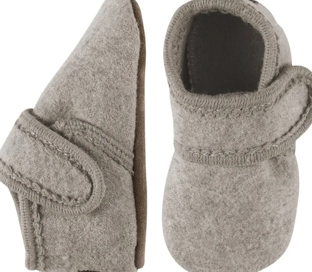 Wool slippers with velcro>Melton Sale