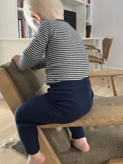 Magasin du Nord Collection Woola 2 leggings - RWS Merino Wool Navy