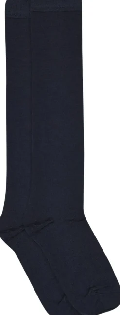 mpWoman Wool/Cotton knee socks Navy Online