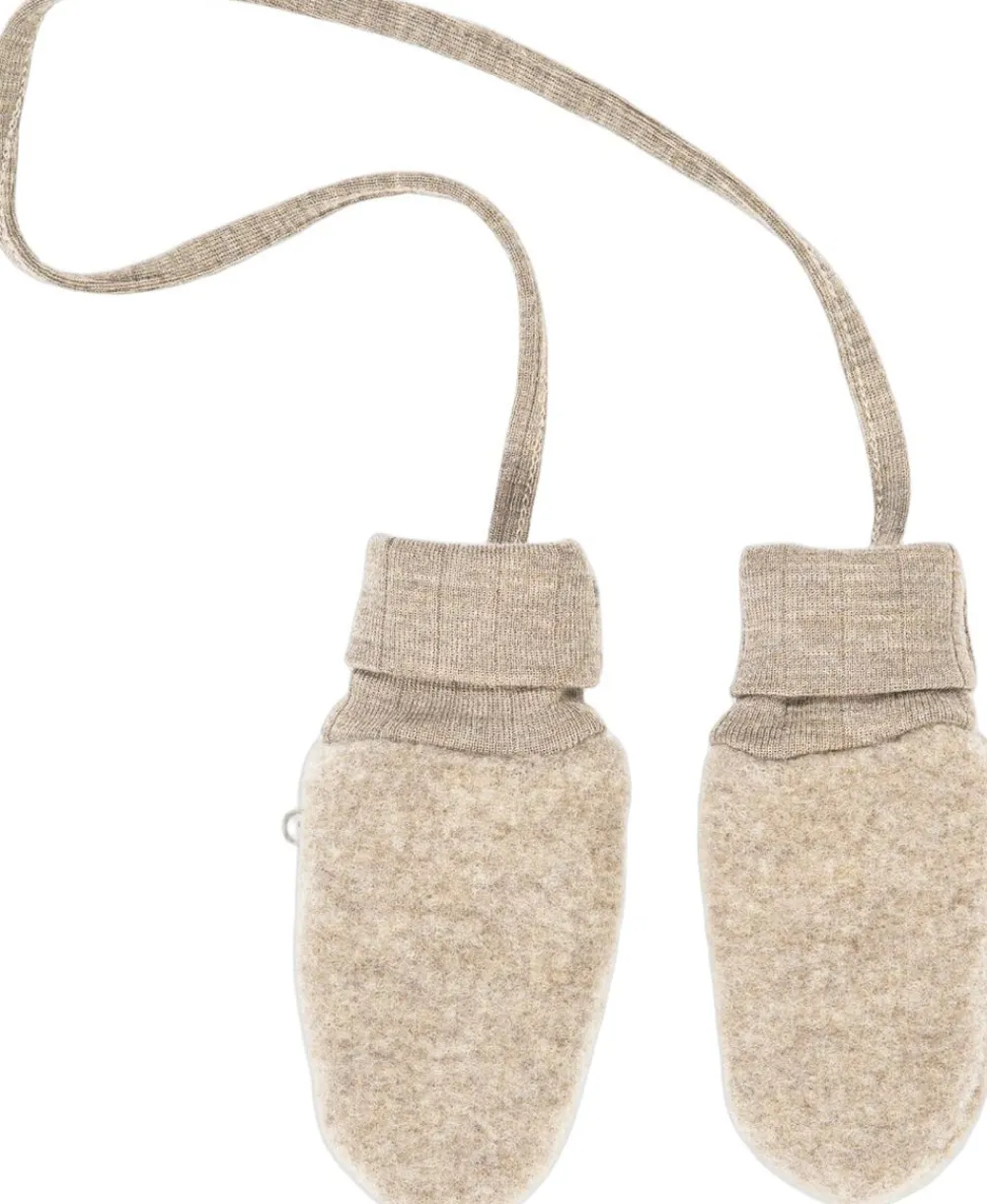 Børn Müsli by Green Cotton Woolly fleece mittens