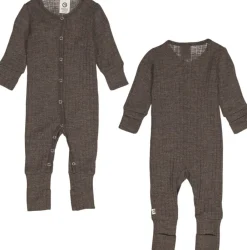 Børn Müsli by Green Cotton Woolly rib bodysuit