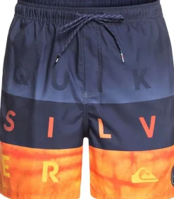 Word Block Volley 17 Shorts>Quiksilver Hot