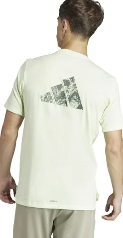 adidas Workout Logo T-shirt Gr&oslash;n Outlet
