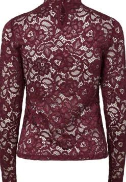 LACEY LS LACE TOP S. NOOS>YAS New