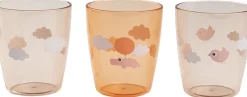 Børn Done by Deer Yummy mini glas 3 stk. Happy clouds
