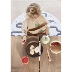 OYOY MINI Yummy Silikone Hagesmæk - Pakke med 2 Best