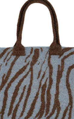 Dame SUI AVA Zebra Glitter Bag