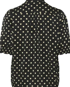 InWear ZeemaIW Blouse Black spaced dots Outlet